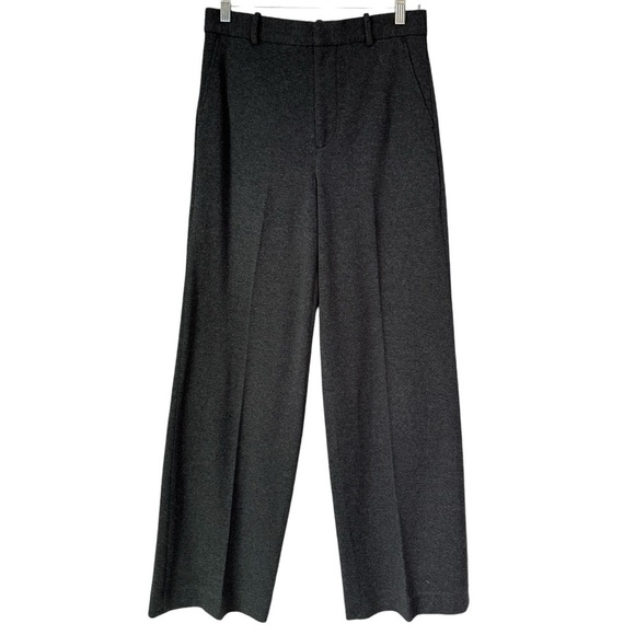 Polo Ralph Lauren Women's Gray High-Waist Flat-Front Trouser Pants, 6 - Picture 1 of 10